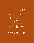 Cocktails-confettis